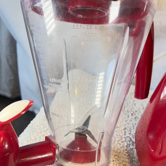 Back To Basics Smoothie Pro 600 Blender Drink Maker Dispenser Pulse Red Protein - Picture 12 of 16